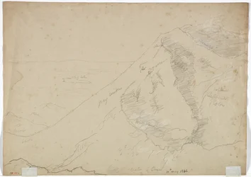 Cratere del Monte Etna, 1842
